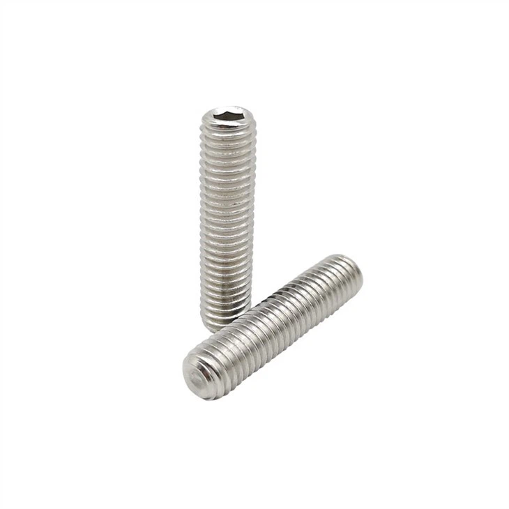 Cup point hex socket set screws (3)