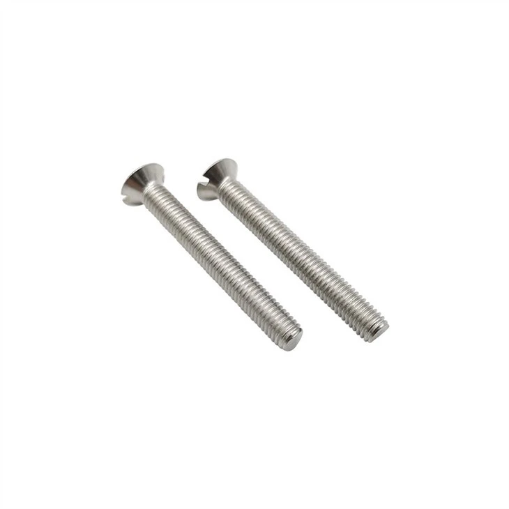 Slotted Countersunk Head Machine Screws Slotted Countersunk Head Machine Screws